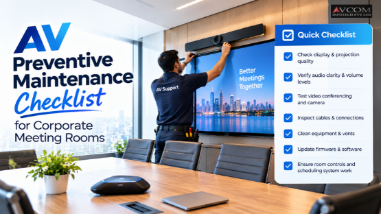 AV Preventive Maintenance Checklist
